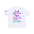 'JUST BUY THE BIKE' Oversized Cotton T-Shirt