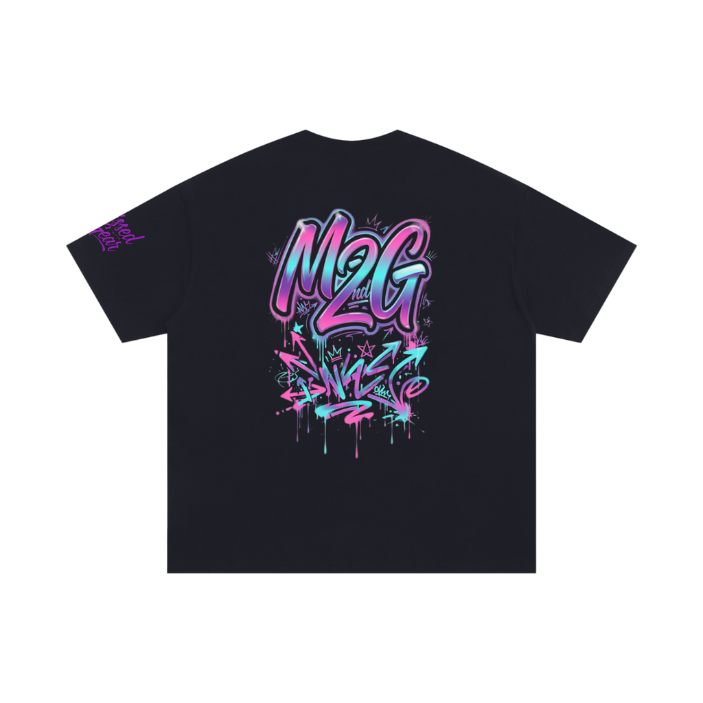 M2G Graffiti Oversized Cotton Tee