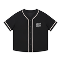 Shift Happens Piped Button-Up Jersey (Black)
