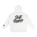 Shift Happens (Phantom White Edition) Oversize Fleeced Hoodie