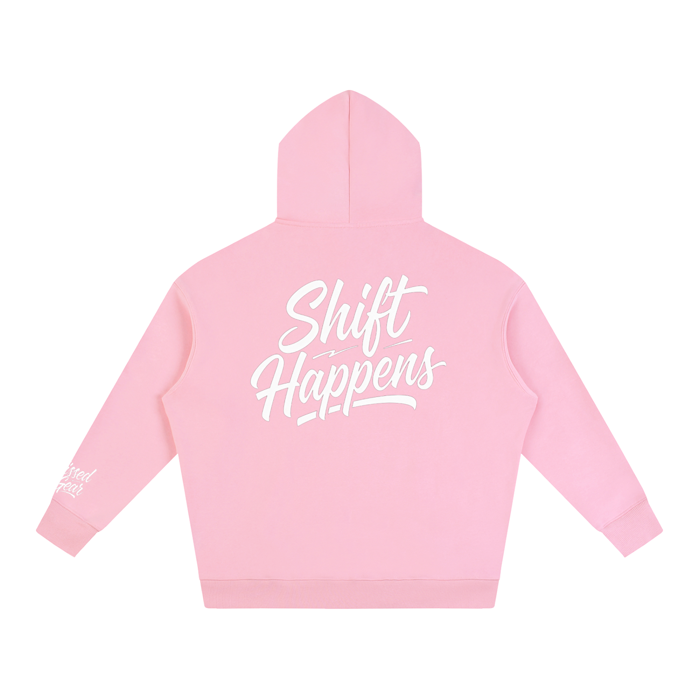 Shift Happens Oversize Fleeced Hoodie