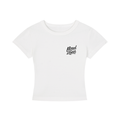 M2G BIKETOK Women's Cropped T-Shirt Phantom White