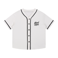 Shift Happens Piped Button-Up Jersey (Phantom White)