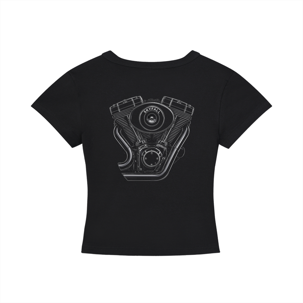 M2G V-Twin Women's Cropped T-Shirt
