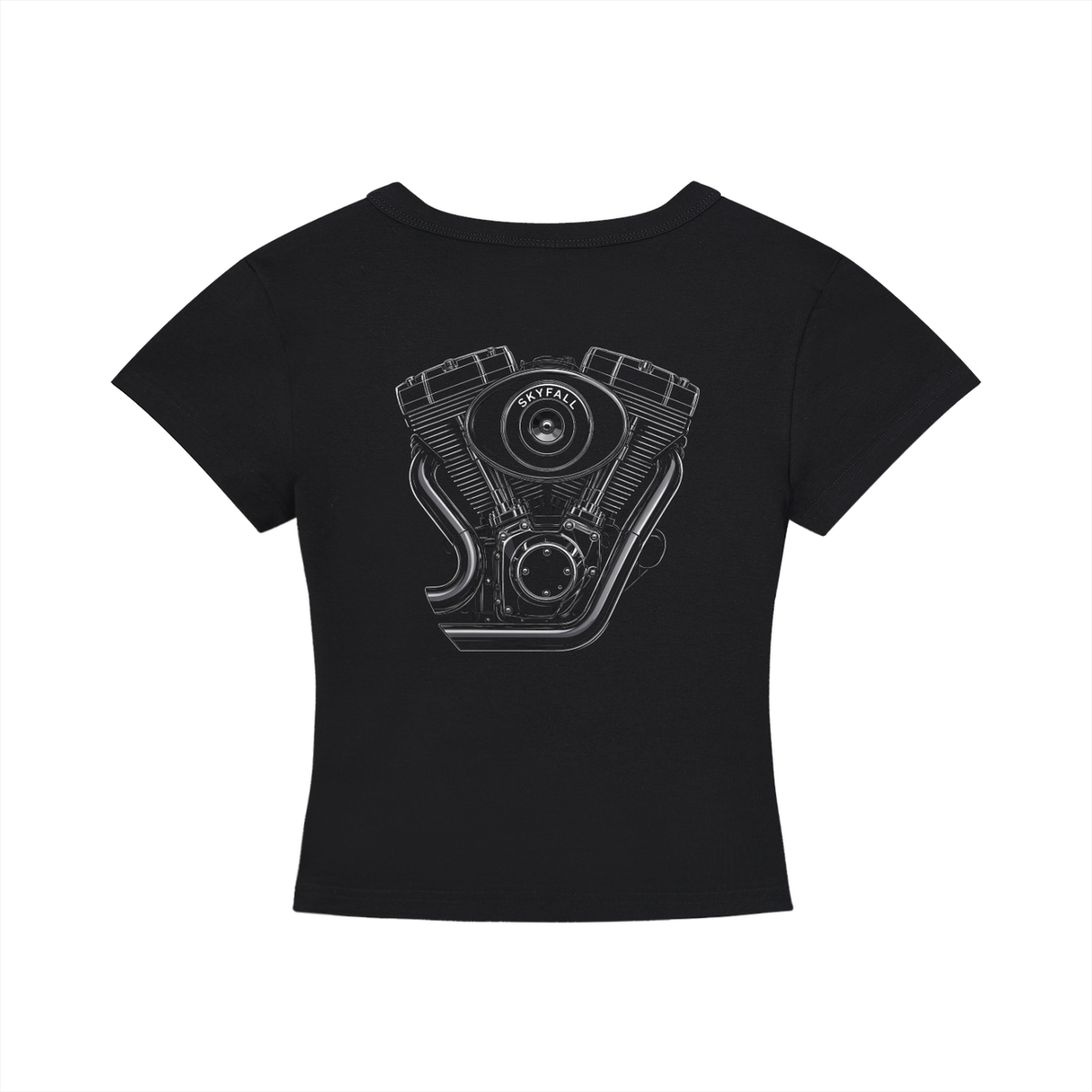 M2G V-Twin Women's Cropped T-Shirt