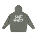 Shift Happens Oversize Fleeced Hoodie