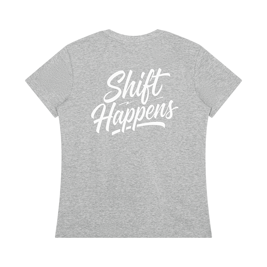 Shift Happens Women's Regular Fit Crewneck T-Shirt