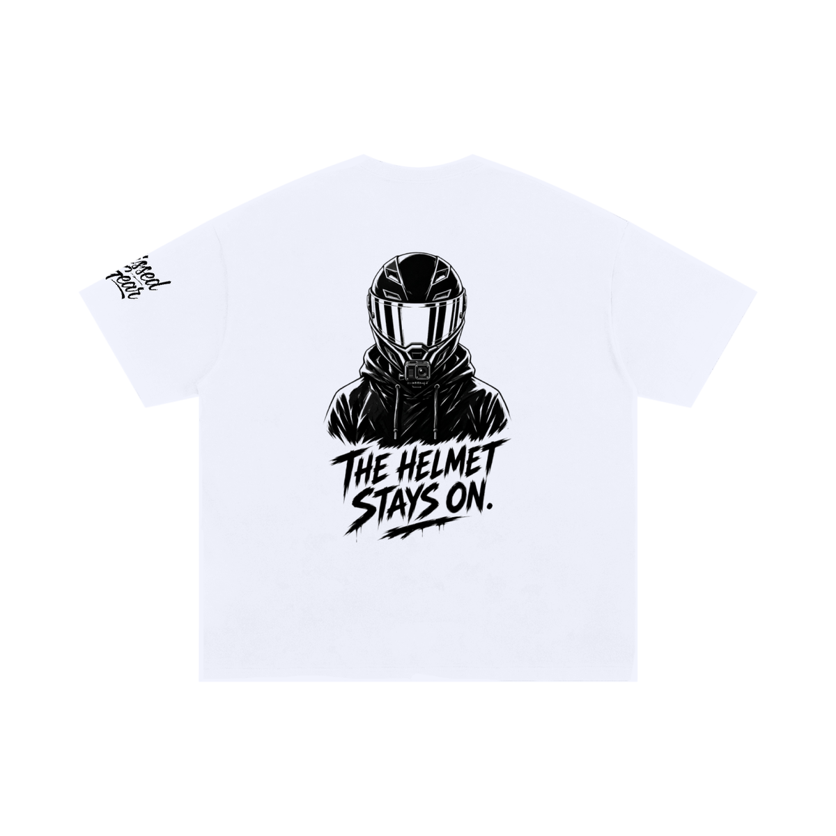 M2G BIKETOK Oversized Cotton Tee (Phantom White)