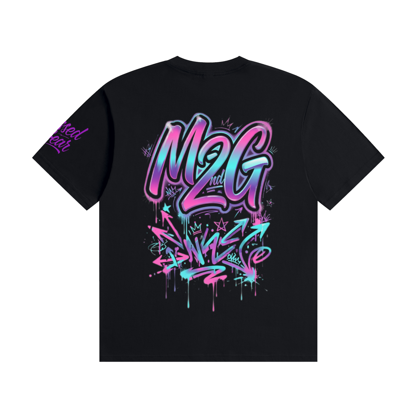 M2G Graffiti Cotton T-Shirt