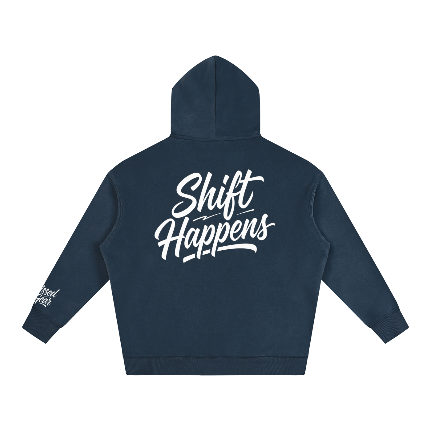 Shift Happens Oversize Fleeced Hoodie