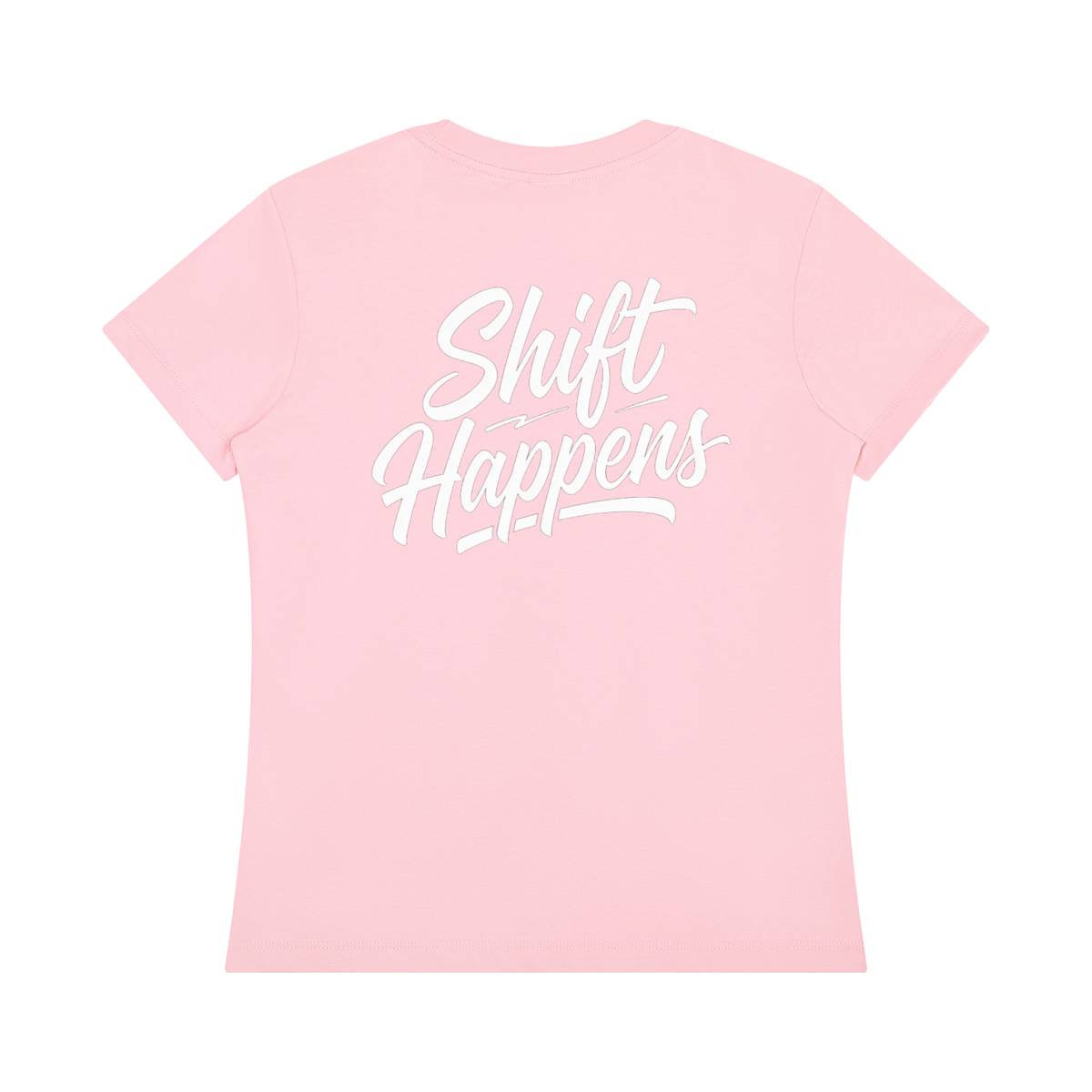 Shift Happens Women's Regular Fit Crewneck T-Shirt