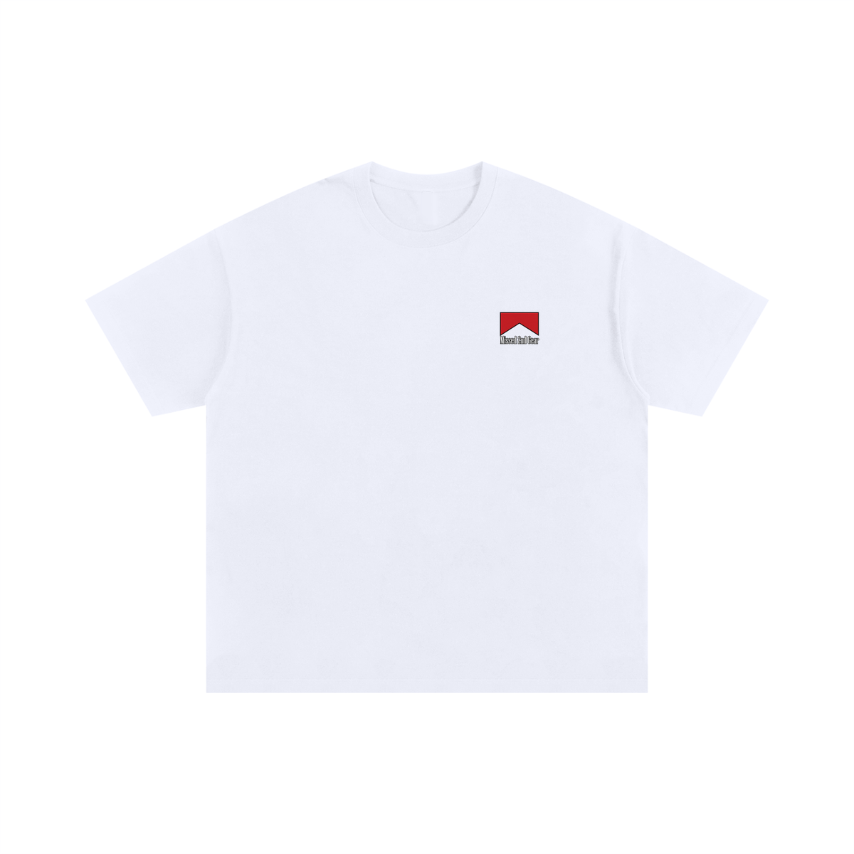 Vintage Grid Girl Oversized Cotton Tee